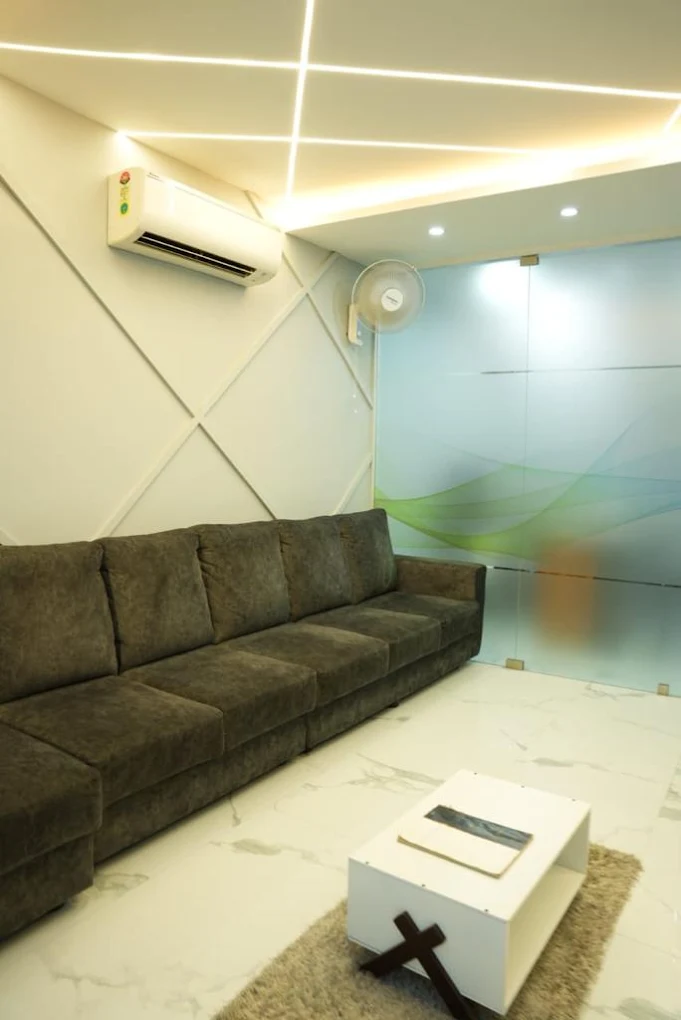Patient waiting lounge at Mohan's Dental & Maxillofacial Center